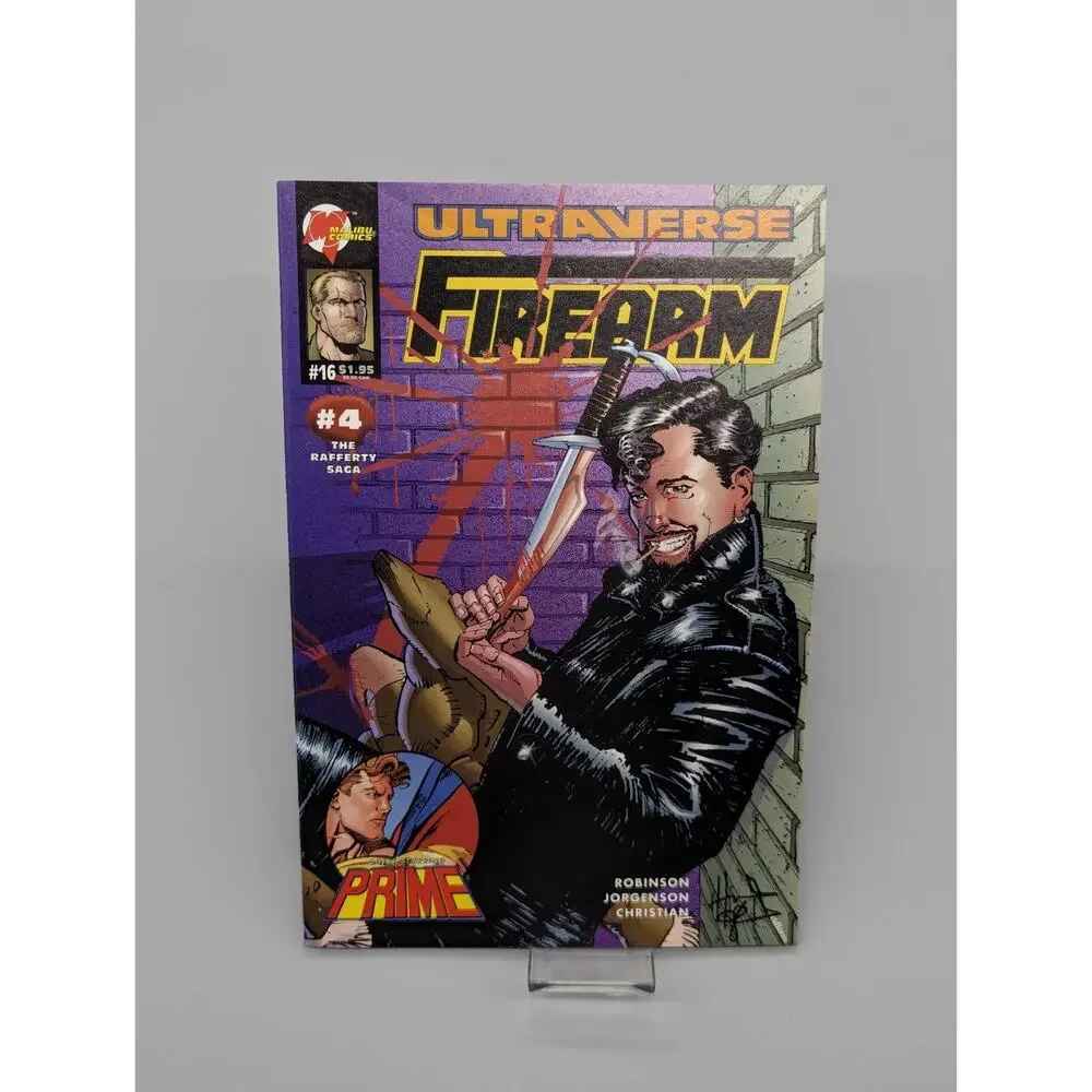 Ultraverse Firearm Issue #16 Comic Book Malibu Comics 1993 Boarded